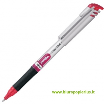  Gelinis rašiklis PENTEL ENERGEL BL17, 0,7 mm., raudona - 2 vnt.