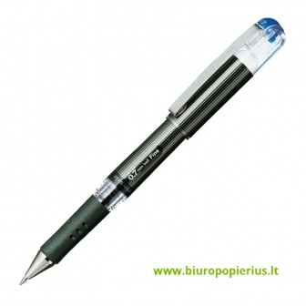  Rašiklis PENTEL HYBRID GEL GRIP DX, 0.7 mm., mėlyna