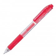  Automatinis rašiklis PENTEL HYBRID GEL GRIP K157, 0,7 mm., raudona - 2 vnt.
