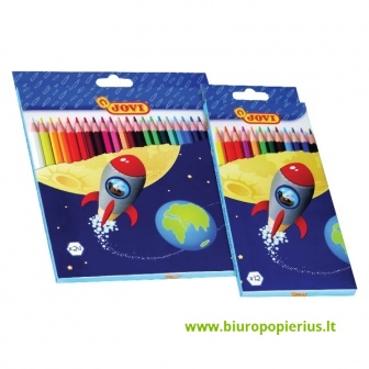  Spalvoti pieštukai JOVI, 24 spalvos