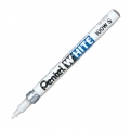  Permanentinis žymeklis PENTEL WHITE, 3,9 mm, baltos spalvos