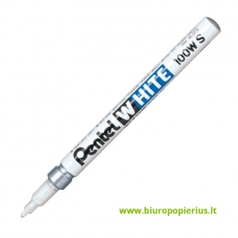  Permanentinis žymeklis PENTEL WHITE, 3,9 mm, baltos spalvos
