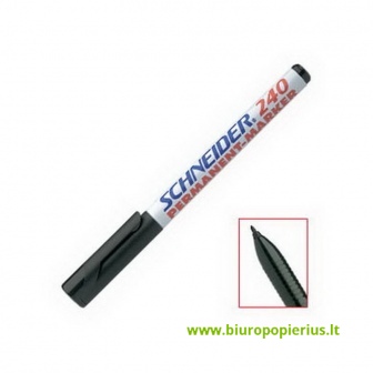  Permanentinis žymeklis SCHNEIDER MAXX240, 1-2mm, juodas