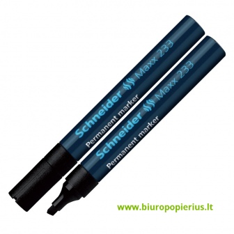  Permanentinis žymeklis SCHNEIDER MAXX 233, 1-5 mm, juodas