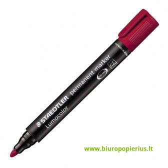  Permanentinis žymeklis STAEDTLER LUMOCOLOR 352, 2 mm, RAUDONA
