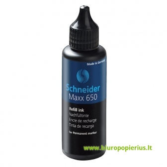  Papildomas rašalas žymekliams SCHNEIDER MAXX 650, juodas, 50 ml