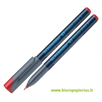  Permanentinis žymeklis SCHNEIDER OHP MAXX 220S, 0.4mm, raudonas