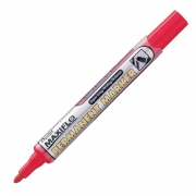  Permanentinis žymeklis PENTEL NLF50 MAXIFLO, apvali galv. 4,5mm, raudona