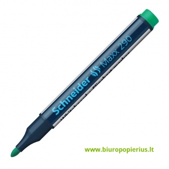  Žymeklis baltai lentai ir bloknotams SCHNEIDER MAXX 290, žalias
