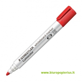  Žymeklis baltai lentai STAEDTLER LUMOCOLOR 351, 2 mm, RAUDONA