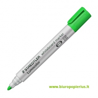  Žymeklis baltai lentai STAEDTLER LUMOCOLOR 351, 2 mm, ŽALIA