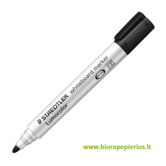  Žymeklis baltai lentai STAEDTLER LUMOCOLOR 351, 2 mm, JUODA