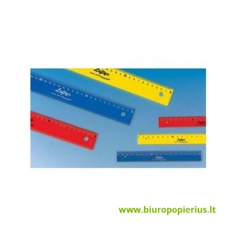  Plastikinė liniuotė kairiarankiams WEDO, 30 cm.