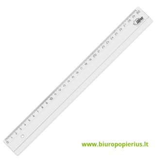  Liniuotė FORPUS, 30 cm, skaidri