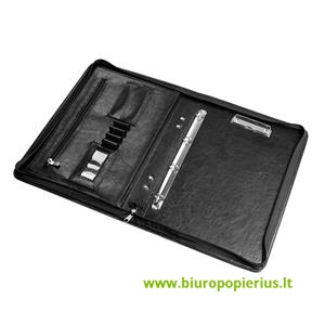  Segtuvas pasitarimams su užtrauktuku PANTA PLAST, dirbtinės odos