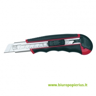  Maketavimo peilis WEDO, su papildomais 6 vnt ašmenimis, 18 mm