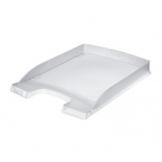  Padėklas dokumentams LEITZ PLUS SLIM, 3,5 cm, skaidrus