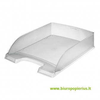  Padėklas dokumentams LEITZ PLUS STANDART, 7 cm, skaidri
