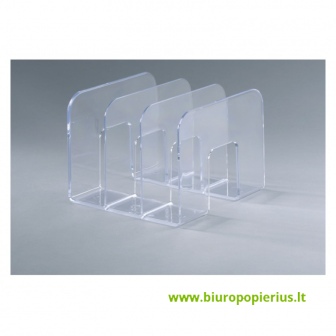  Stovas katalogams DURABLE, 3 dalių, skaidri