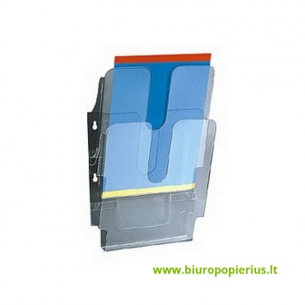  Sieninis stovas dokumentams DURABLE FLEXIPLUS, A4, skaidrus