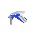  Raktų pakabukas DURABLE KEY CLIP, (pak. 6 vnt.), mėlynas