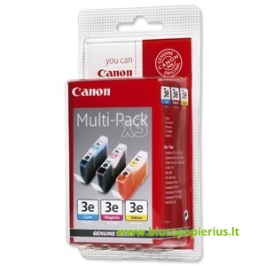 Canon BCI-3eC/M/Y komplektas Spalvotos, 3x280 psl.