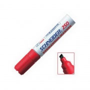  Permanentinis žymeklis SCHNEIDER 250, 2-7 mm, raudonas