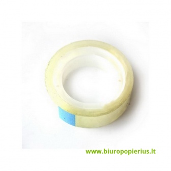  Lipni juostelė, 12 mm x 10 m, skaidri