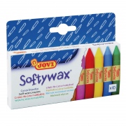  Minkštos vaškinės kreidelės JOVI Softywax, 10 sp.