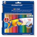  Spalvoti akvareliniai pieštukai STAEDTLER NORIS CLUB, 24 spalvų