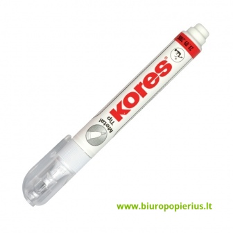  Korekcinis pieštukas KORES METAL TIP, 10ml