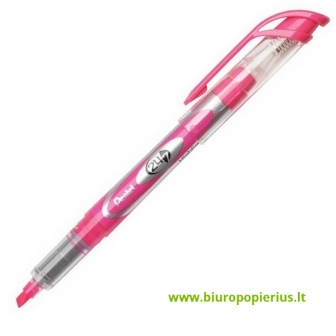  Teksto žymeklis PENTEL SL12 24/7, rožinė sp., 1 vnt.