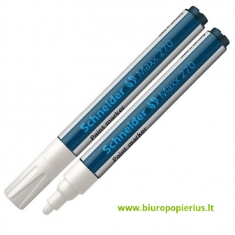  Žymeklis SCHNEIDER PAINT MARKER 270 1-3mm. balta