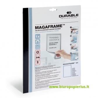  Rėmelis dokumentams DURABLE DURAFRAME®, A4, sidabrinė
