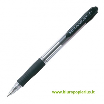  Rašiklis Pilot Super Grip, 0,7 mm, juoda