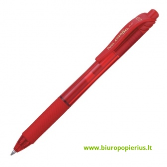  Gelinis rašiklis PENTEL ENERGELX, 0.7 mm., raudona - 2 vnt.