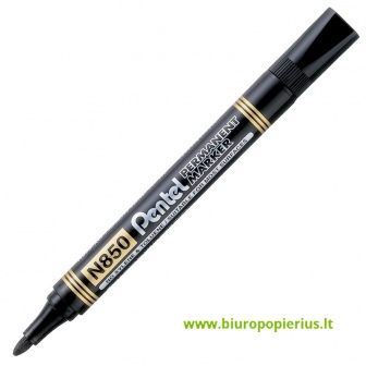  Permanentinis žymeklis PENTEL N850 1-4mm, juodas