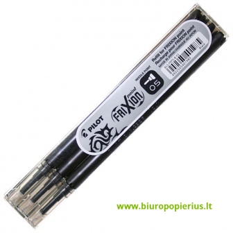  Šerdelė trinamajam rašikliui PILOT FRIXION 0.5 mm, mėlyna, 3 vnt.