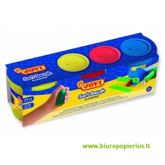  Minkšta modeliavimo masė JOVI BLANDIVER, 3 spalvos