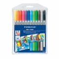  Dvipusiai flomasteriai STAEDTLER Noris Club 320, 12 spalvų