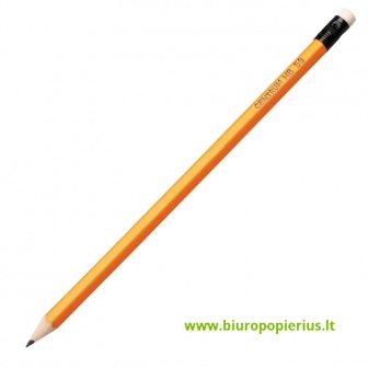  Pieštukas CENTRUM 55, padrožtas, su trintuku HB - 12 vnt.