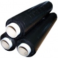  Pakavimo plėvelė 450mm x 270m, 17mikronų, juoda