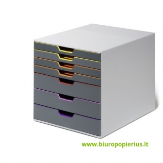  Stovas dokumentams su stalčiais DURABLE VARICOLOR®, 7 stalčiai