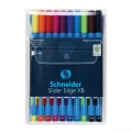  Tušinukas SCHNEIDER SLIDER EDGE, 1,4 mm., 10 spalvų rinkinys