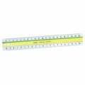  Liniuotė Linex S20MM, 20 cm, gelsvai žalsva