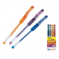  Gelinis rašiklis PATIO GLITTER su blizgučiais, 4 spalvų rinkinys