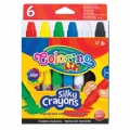  Išsukamos kreidelės 3 in1 COLORINO, 6 spalvos