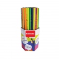  Pieštukas NATARAJ HB, įvairių neoninių spalvų, 1 vnt.
