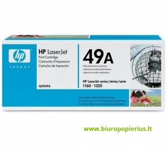 Hewlett-Packard Q5949A Juoda, 2500 psl.
