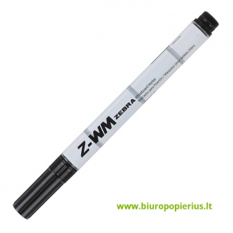  Žymeklis baltai lentai ZEBRA Z-WM, 1-3 mm, juoda